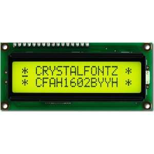  Crystalfontz CFAH1602B YYH JT 16x2 character LCD display 