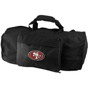  San Francisco 49ers Black Fold Away Duffel Travel Pack 