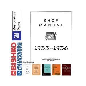  1933 1934 1935 1936 BUICK RDMSTR CENTURY Shop Manual CD 