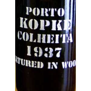  1937 Kopke Colheita Porto 375 mL Half Bottle Grocery 