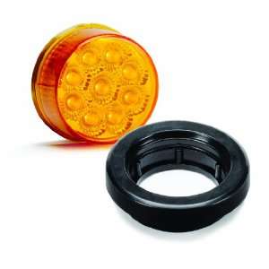  KC Hilites 1031 LED 2 Amber Round Side Marker Light Kit 