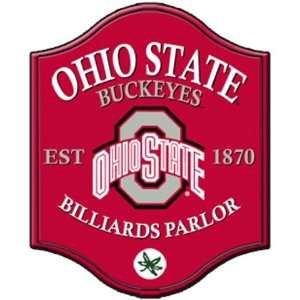  Ohio State Buckeyes Wooden Pub Style Bar Wall Sign Sports 