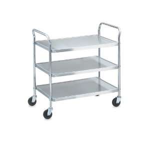 Money Saver Knockdown S/S 3 Shelf Cart  Industrial 