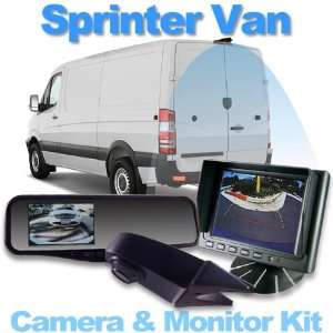 Complete Rear Camera System For Sprinter 2500 & 3500 Vans with 5 Dash 