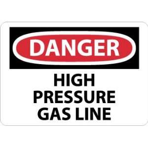  SIGNS HIGH PRESSURE GAS LINE