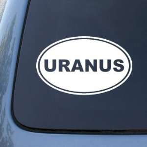 URANUS EURO OVAL   Car, Truck, Notebook, Vinyl Decal Sticker #2193 