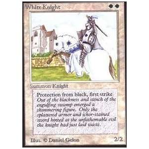    Magic the Gathering   White Knight   Unlimited Toys & Games