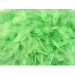  12 Lime Green 6 Foot 60 Gram Feather Boas (Receive 12 Per 