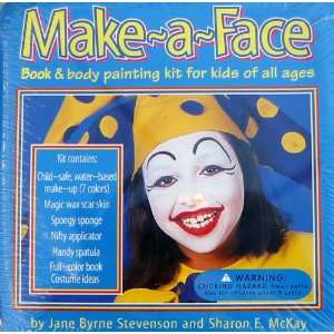  Make a Face Book and Body Painting Kit Toys & Games