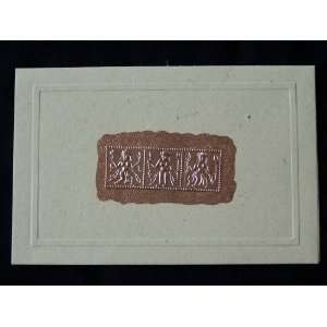  Cards And Envelopes Copper Embossed Deitys (Pack of 5 