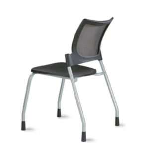  9to5 Bella Mesh 1360, Mesh Guest Side Armless Stack Chair 