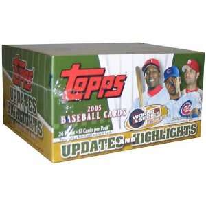  2005 Topps Updates & Highlights Baseball Retail Box NPP 