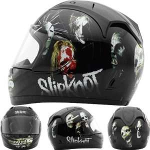  Rockhard Slipknot NINE Full Face Helmet Medium  Off White 