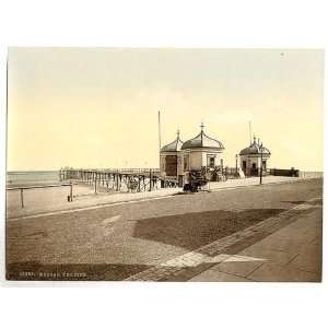 Photochrom Reprint of Redcar, the pier, Yorkshire, England 