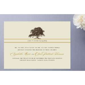  Oak Tree Wedding Announcements
