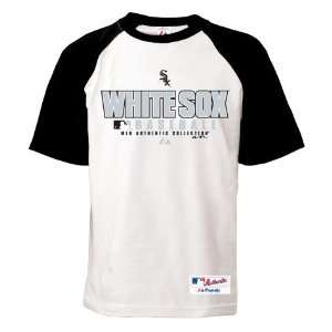 Men`s Chicago White Sox White Practice Raglan T shirt  