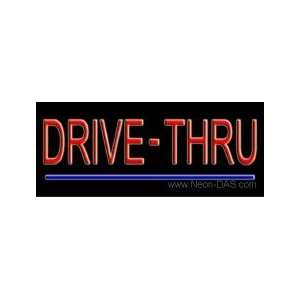  Drive Thru Neon Sign 10 x 24