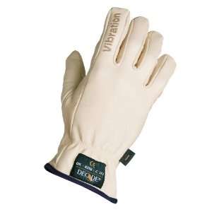  Decade 49104 Leather Anti Vibration Full Finger Right Hand 