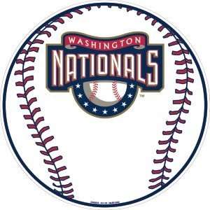  Washington Nationals 12 inch Baseball Style Metal Circle 