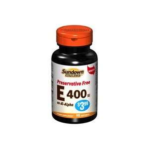  Vitamin E SFGL 400IU PP$3.99 SDWN Size 75 Health 