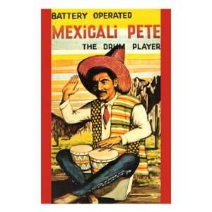  Battery Operated Mexicali Pete; The Drum Player Stretched 