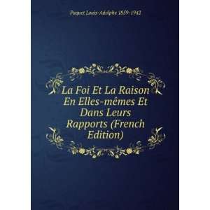   Leurs Rapports (French Edition) Paquet Louis Adolphe 1859 1942 Books