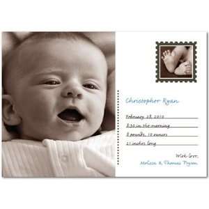    Boy Birth Announcements   Love Note By Magnolia Press Baby