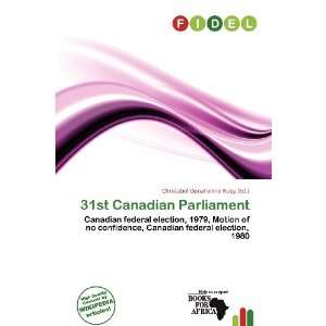   Canadian Parliament (9786200975393) Christabel Donatienne Ruby Books