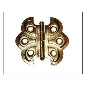  Ornamental Embossed Full Surface Hinges, Style D   Antique 