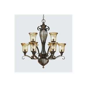  32114   La Doccia 9 Light 2 Tier Chandelier   Chandeliers 