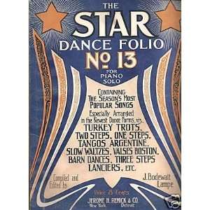 Sheet Music The Star Dance Folio No 13 1B 