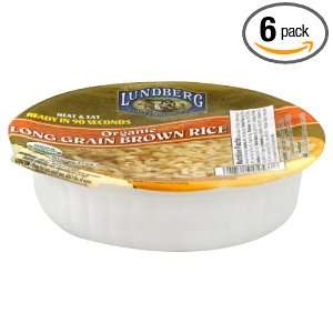   Eat Bowl, Long Grain Brown Rice, Gluten Free, 7.4000 ounces (Pack of6