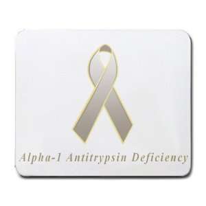  Alpha 1 Antitrypsin Deficiency Awareness Ribbon Mouse Pad 