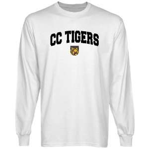  NCAA Colorado College Tigers White Logo Arch Long Sleeve T 