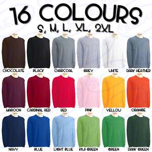 LONG SLEEVE T SHIRT, 100% COTTON PLAIN, BLANK BULK PACK  