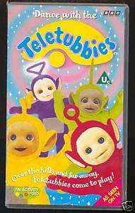 TELETUBBIES   DANCE WITH THE TELETUBBIES   BBC   VHS  
