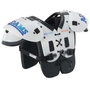  Adams ASP Youth Football Shoulder Pads NAVY/WHITE LARGE 