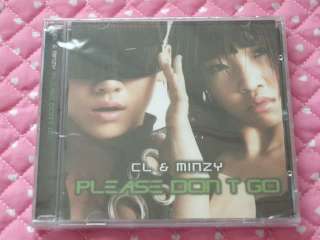 CL & Minzy Please Dont Go PROMO CD RARE YG BIGBANG  