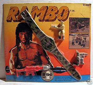Rambo Watch Gumball Toy Charm Vending Machine Card #152  