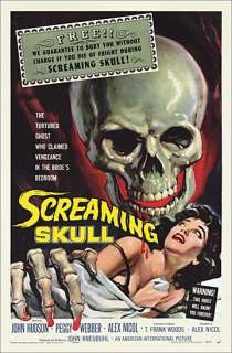 27x41 The Screaming Skull movie poster FRAMED  