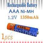 pcs AAA 3A 1600mAh 1.2v Rechargeable Battery Ni MH  