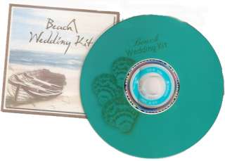 Delux Beach Themed Wedding Invitation Kit on CD  
