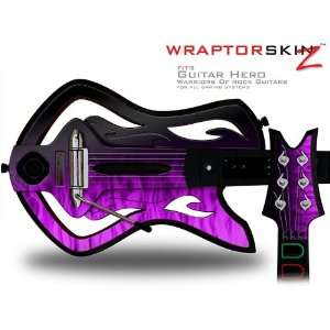  Warriors Of Rock Guitar Hero Skin   Fire Purple (GUITAR 