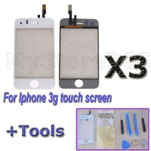  3X iPhone 3G touch screen digitizer replacement + 8 Tools 