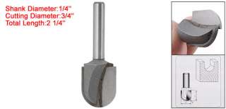 Table Mounted Router Round Nose Bit w 3/4 Cutting Dia  