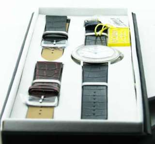Invicta 0065 Mens Leather Swiss Dress New Watch Set 843836000659 