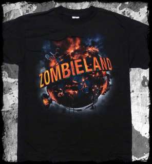 Zombieland   Movie Poster   official t shirt   FAST SHIPPING  