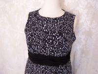 Size 20 Coldwater black & white MAXI dress lined bodice New  