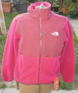 North Face WOMENS SMALL Denali Fleece JACKET LOGANBERRY Red NWT  