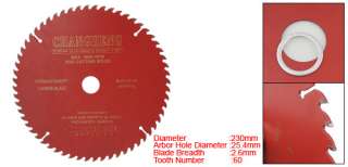 60T 9 Inch Diameter Circular Woodworking TCT Saw Blade  